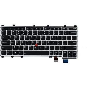 Lenovo Keyboard SUNREX SILVER INT E 01HX129, Keyboard, US, FRU01HX129 (01HX129, Keyboard, US International, Lenovo, ThinkPad X380 Yoga)