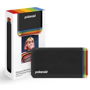 Polaroid Hi-Print - 2e generatie - Bluetooth verbonden 2x3 Pocket Foto, Dye-Sub Printer - Zwart