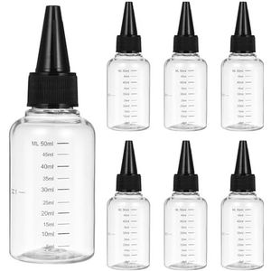 Transparante knijpdruppelfles - Draagbare reisdruppelaar met schaal for laboratoriumgebruik