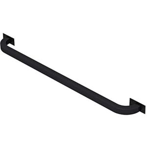 Leuning voor trappen, traprails en leuningen, trap banideraalhandrail voor binnentrappen of buitenstap wandbevestiging balustrade, black metaal smeedijzer (maat: 13,1 ft/400 cm)