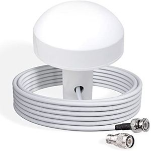 Bingfu GPS-antenne, boot, marine, extern, GPS-navigatiesysteem, waterdicht, 5 m kabel, compatibel met Garmin GPSMAP Map NavTalk StreetPilot Furuno Trimble GPS Modem Ontvanger Eenheid Transducer Sonor