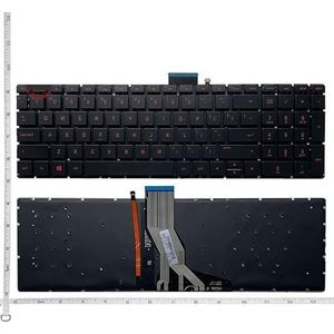 Amerikaans toetsenbord voor HP Pavilion 15-AB295TX 15-AB297TX 15-AU 15-BC 17-W M6-W TPN-Q159 TPN-C122 TPN-Q172 15-ab546TX 15-ab548TX(Red Backlight)