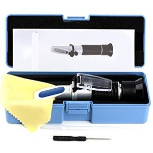 JOJIDE - Handheld Refractometer - 2 in 1 - Alcohol- en Suikerconcentratiemeter - 0-25% Alcohol - 0-40% Suiker