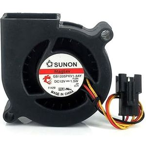 GB1205PKV1-8AY 12V 1.5W 3-Wire Projector fan 5020 5cm LED Par Light Turbo Fan