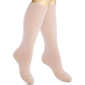 Cotton Compression Socks for Women. Ladies Support Stockings for Nurses, Travel, Flight, Pregnancy, Maternity, Varicose Veins, DVT, Athletics, Running, Sports. 15-20 mmHg Medical Sox. Knee High