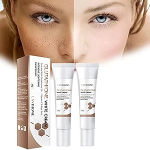 Glutathione White Cream, Glutathione Cream, Glutathione Cream for Skin Whitening, Glutathione Whitening Cream Facial Dark Spots Remover (2 Pcs)