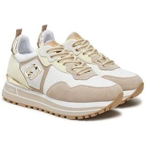 Liu Jo - Maxi Wonder - Sneakers - Beige - Leer