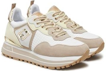 Liu Jo - Maxi Wonder - Sneakers - Beige - Leer