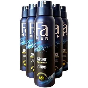 FA Deospray Men ""Sport"" - verpakking van 6 (6 x 150 ml)