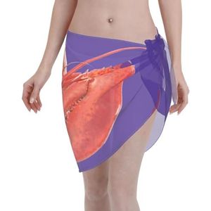 Elegante strandwrap, bikini cover-up, badkleding jurk, voor vrouwen, perfect voor zwembad en resort, zwart, Zwart, one size