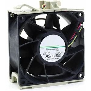 LMNCBVYA FAN-0099L4 V80E12BHA7-57 80mm DC 12V 0.8A Server Cooling Fan - High Speed, Low Noise, 4-Wire Design