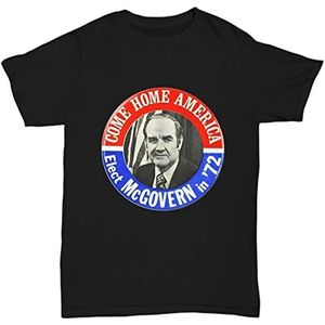 George McGovern 1972 Presidential Campaign Button Design T-shirts & overhemden(XX-Large)