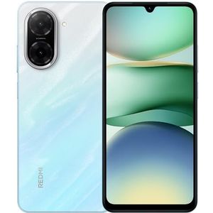 Xiaomi Redmi A5 4G Smartphone No NFC 6,88 inch 120 Hz display 32 MP camera 5200 mAh grote batterij Android 15 mobiele telefoon, 3 GB + 64 GB, blauw, met oplader
