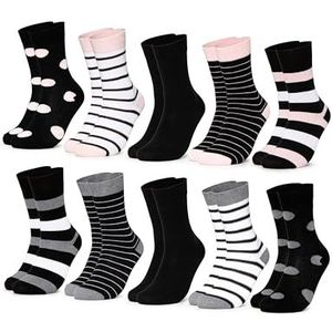 Occulto - Lotte - Dames Sokken - Roze - Pak van 10