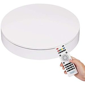 ComXim Professionele 360 graden fotografie draaitafel voor productfotografie, 80 lbs capaciteit, 12,6 inch diameter, automatische afstandsbediening hoek, snelheid en richting