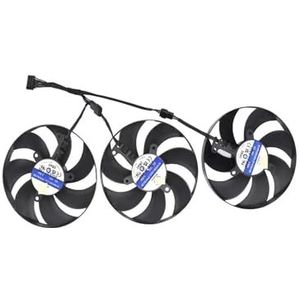 CF1015U12D, grafische kaartventilator, GPU-koeler voor ASUS voor ROG voor STRIX 4080 4080S voor GAMING OC voor TUF RTX4080 RTX4080S voor SUPER(Triple Fan ABC)