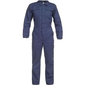 BWOLF Anax werkoverall voor heren, overall, werkkleding, 100% katoen, met 5 zakken, Navy1, 3XL