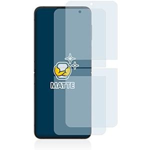 BROTECT (2 Stuks) Antireflecterende Beschermfolie voor Samsung Galaxy Z Flip 4 Anti-Glare Screen Protector, Mat, Ontspiegelend