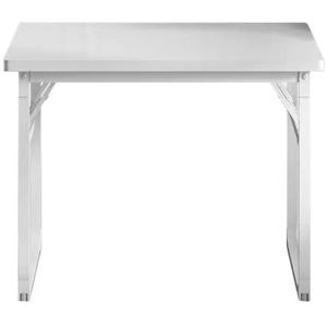 Computer Bureau Tafel Installatievrije klaptafel Studentencomputertafel Bureau Vergadertafel Draagbaar Eenvoudig schrijven Multifunctioneel Bijzettafel(White)