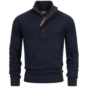 INDICODE JEANS Trui ' INIsalu '  donkerblauw