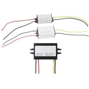 UYUUBNK 1 x spanningsomvormer DC 12 V-60 V naar 9 V/12 V, buck-regelaar van 2 A naar 3 A, voeding voor auto, lage voeding (12-60 V naar 9 V 2 A)
