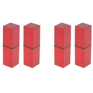 2 Set 2 Stuks Lege Lippenstift Buis Lippenbalsem Container DIY Cosmetische Make-up Gereedschap Rood, Stijl 1
