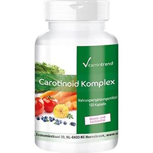 Carotenoïdencomplex - 120 capsules - veganistisch - natuurlijke antioxidanten - multi-caroteencapsules | Vitamintrend®