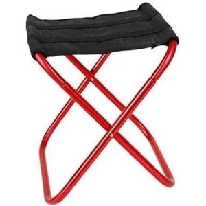 Klapstoel Campingstoel Outdoor klapstoel Camping klapstoel Light Little Fishing Chair Strandstoel Outdoorstoel (Color : Rot)