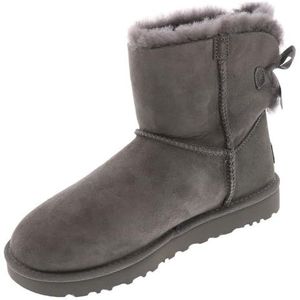 UGG Mini Bailey Bow II Winterlaarzen voor dames, grijs, 40 EU