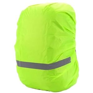 CaFfen Waterdichte Rugzak Cover 10-70L Rugzak Regenhoes Outdoor Reizen Wandelen Klimmen Tas Cover Opvouwbare Waterdichte Met Reflecterende Strip Regenhoes Rugzak Cover Waterdicht, A-groen Xs8-17l, one