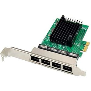 AMIUHOUN Pci-E X1 Gigabit Netwerkkaart Pci- 4 Port Ethernet Netwerkkaart Rtl8111F Ethernet Lan Kaart