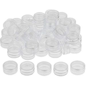 50 Stks Plastic Kosmetische Pot Potten Lotion Cream Monster Lege Container 2g