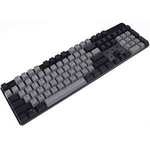 Sunzit Keycaps, 104 Toetsen Backlit Keycap PBT Zwart Grijs Layout Key caps ANSI OEM Profiel voor Cherry MX Mechanische Toetsenbord