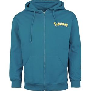 Pokémon Relaxo Vest met capuchon turquoise XL