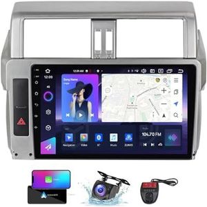 Android 13 2 DIN autoradio voor Toyota Land Cruiser Prado 150 2013-2017-GPS Navi | Gratis achteruitrijcamera| 10 inch Scherm met Carplay Android Auto/FM RDS DAB/BT/SWC/DSP Stereo(NF-4)
