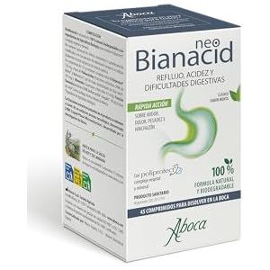 Neobianacid beschermt het slijmvlies door brandend maagzuur te bestrijden, 45 tabletten