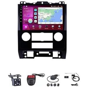 Android Autoradio Video Multimedia Speler, 9 Inch Touch Screen Radio Plug And Play Autotoebehoren Met Bluetooth En Navigatie En Achteruitrijcamera Voor Ford Escape 2007-2012(M700S 4G+WIFI 8G+128G)