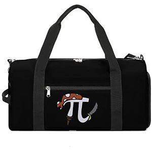 Pi Piraat Reizen Plunjezak Sport Gym Handtas Waterdichte Carryon Gymbag Met Schoenen Compartiment