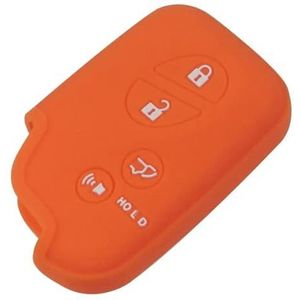Afstandsbediening Autosleutel Siliconen Hoes Case voor IS250 ES240 ES350 RX270 RX350 RX300-Orange