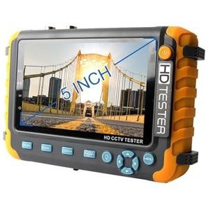 CCTV-tester 8MP 4K CCTV Beveiligingscamera Tester 5 Inch TFT LCD Monitor For 4 IN 1 TVI AHD CVI Analoge Beveiliging Cam Tester Video Test(CCTV Tester IV8W)