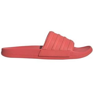 adidas Unisex Adilette Comfort Slide Sandal, Preloved Scarlet/Preloved Scarlet/Preloved Scarlet, 18 US Men