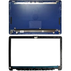 Hoes voor HP 15-DA 15-DB 15T-DA 15T-DB TPN-C135 TPN-C136 250 G7 255 LCD-achterkant/rand/bovenkant/onderkant/scharnieren(Blue A B)