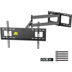 TV-muurbeugel Met Lange Arm, 962 Mm, Geschikt Voor De Meeste 42 75 Inch Tv S Volledig Draaibare En Kantelbare Tv Beugel Draagt Tot 45 Kg Max Vesa 600x400 Mm Ev3038