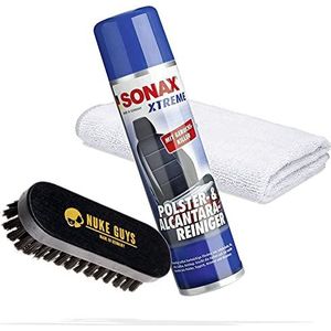 detailmate Sonax XTREME bekledingsreiniger 0,4 l + Nuke Guys borstel S + microvezeldoek