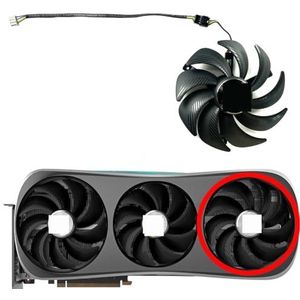 Voor ZOTAC voor GeForce RTX4080 4090 4090D voor TRINITY grafische kaart vervangende ventilator(Right fan)
