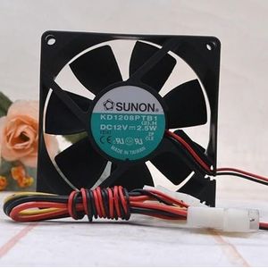 For - High-Performance 80mm Fan for PC and Electronics 12V 2.5W KD1208PTB1 8025 Power Supply Cooler Fan LMNCBVYA