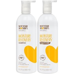 Not Your Mother's Naturals Repair & Nourish Shampoo en conditioner (verpakking van 2) – 450 ml – Royal Honey & Kalahari Desert Melone – verjongend beschadigd haar