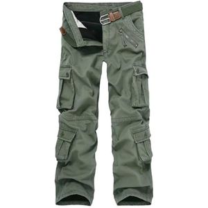 Men's Fleece Trousers 8 Pockets Winter Warm Thermal Cargo Pants Warm Combat Pants Work Tactical Trousers with Multi Pockets Softshell Pants