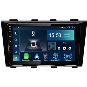 Android 14.0 2 Din Autoradio 9"" Touchscreen Auto Stereo voor Geely Emgrand EC8 2011-2015 met Draadloze Carplay Android Auto GPS navigatie AHD Omgekeerd beeld Stuurwielbediening(S-1(2G+32G))