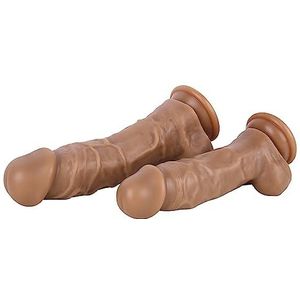 GOYOUTON XXL-dildo met zuignap siliconen anaalplug realistische anale dildo buttplug penis seksspeeltje for koppels vaginale plug beginnersdildo vagina anaal speelgoed prostaat/g-spot stimulatie sekss